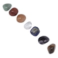 thumbnail image 3 of Juego de 7 piedras de cristal que equilibran la energía, calman la mente, curan las piedras naturales, decoración del hogar, 3 of 10