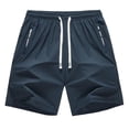 thumbnail image 3 of Women's Lightweight Sports Running Shorts Summer Casual Athletic Shorts with Pockets by Yigetop Blue XS, 3 of 7