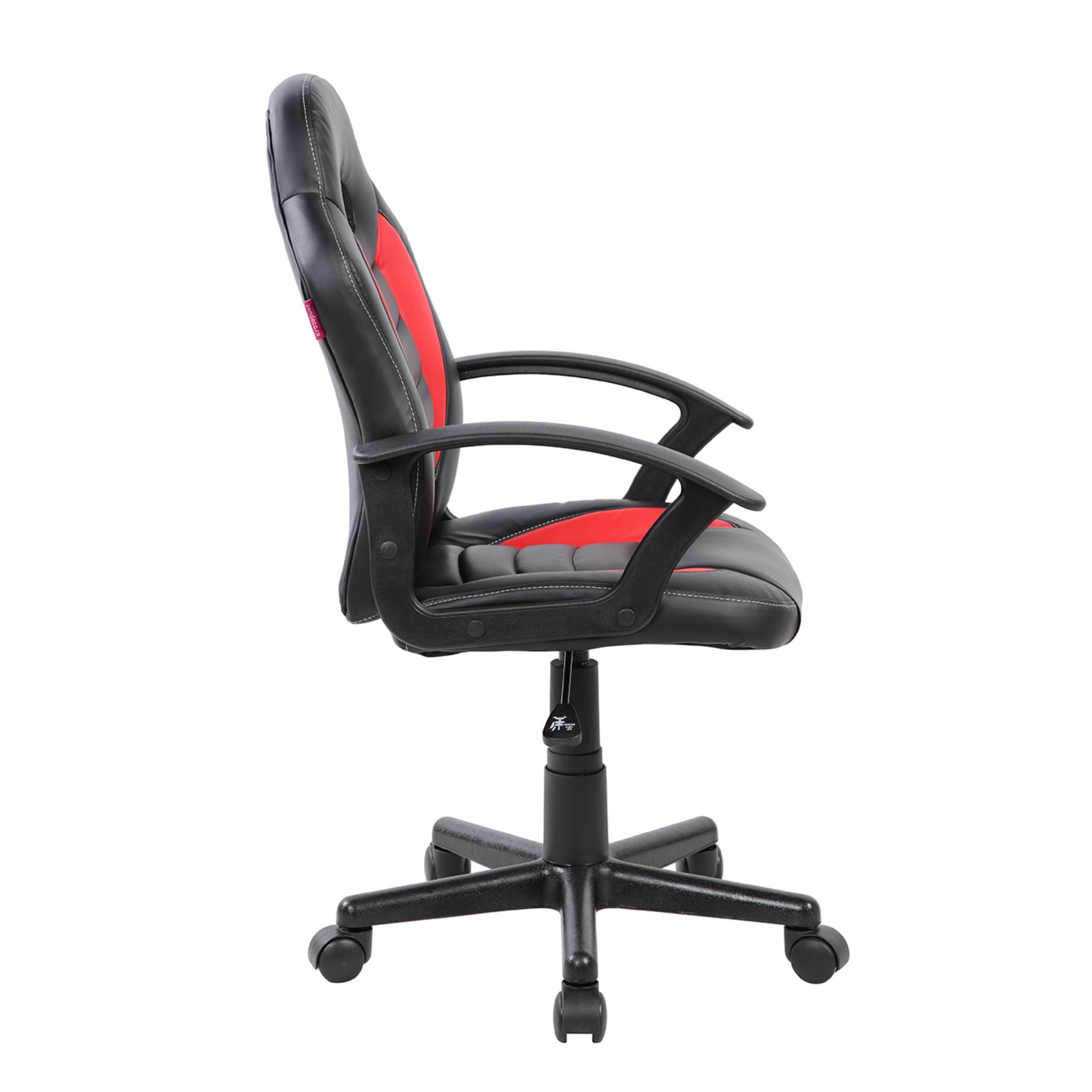 Techni Mobili Kid's Gaming and Student Racer Chair, Rolling, Red, RTA-KS40-RED