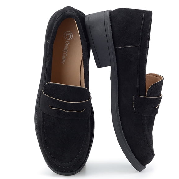 BERANMEY Loafers for Women Platform Slip-On Womens Loafers Shoes Stylish Women's Loafers Slip-Ons Comfortable Non-Slip Dressy Work Flats Loafers for Women Dressy Casual
