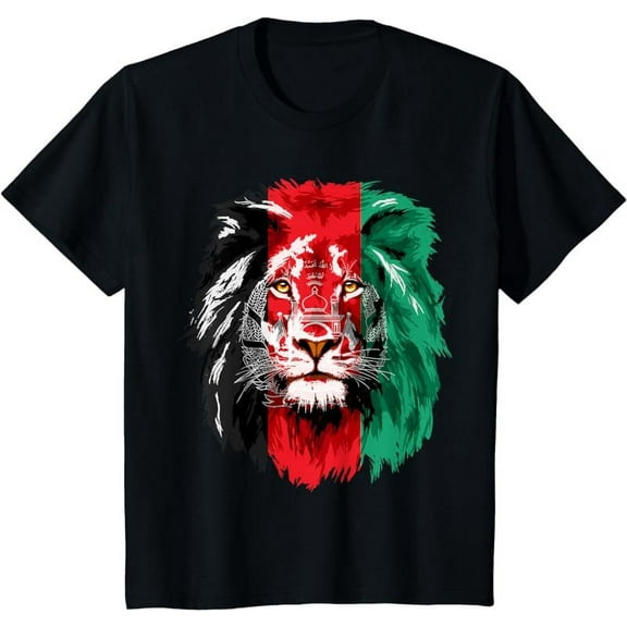 Afghanistan Flag Lion Free Afghanistan T-Shirt