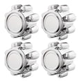 thumbnail image 2 of 4 Pcs Capuchons de Moyeu de Roue Chromés Compatibles avec 99 00 02 04 05 Ford F-250 F-350 18 Pouces Roue, 2 of 4
