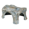 thumbnail image 1 of Escondite de reptiles, casa de resina para tomar el sol, micropaisaje, decoración para pecera, , cueva de falsa para estanque de jardín de, 1 of 8