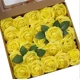 thumbnail image 3 of 10/25/50 piezas de rosas artificiales de espuma, flores falsas, rosas para ramos de boda, fiestas, decoración del hogar, decoración del jardín, 3 of 5