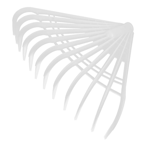 OUNONA 28 Inch Lightweight Plastic Leaf Rake with Ergonomic Handle for Efficient Yard, Lawn, Garden Cleanup and Outdoor Use