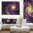 thumbnail image 1 of Fractal Flower Light Purple Digital Art - Flower Canvas Wall Art, 1 of 3