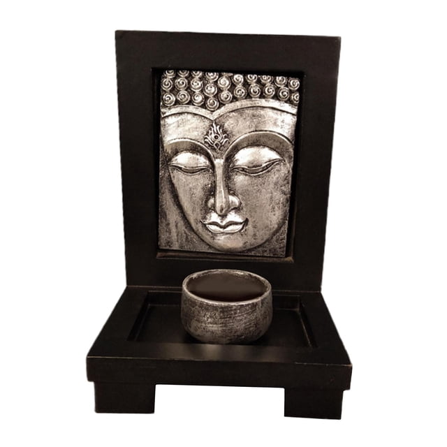 Candelabro Buda Zulema Estatua Candelero 18x9.5x12cm