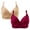 Wine, variant on skpabo Women 2Pc Corset Bra Push Up Bra Comfortable Non-Steel Ring Comfortable Adjustable Gathered Large Size Breathable Bra Underwear for Outgoing Holiday Size