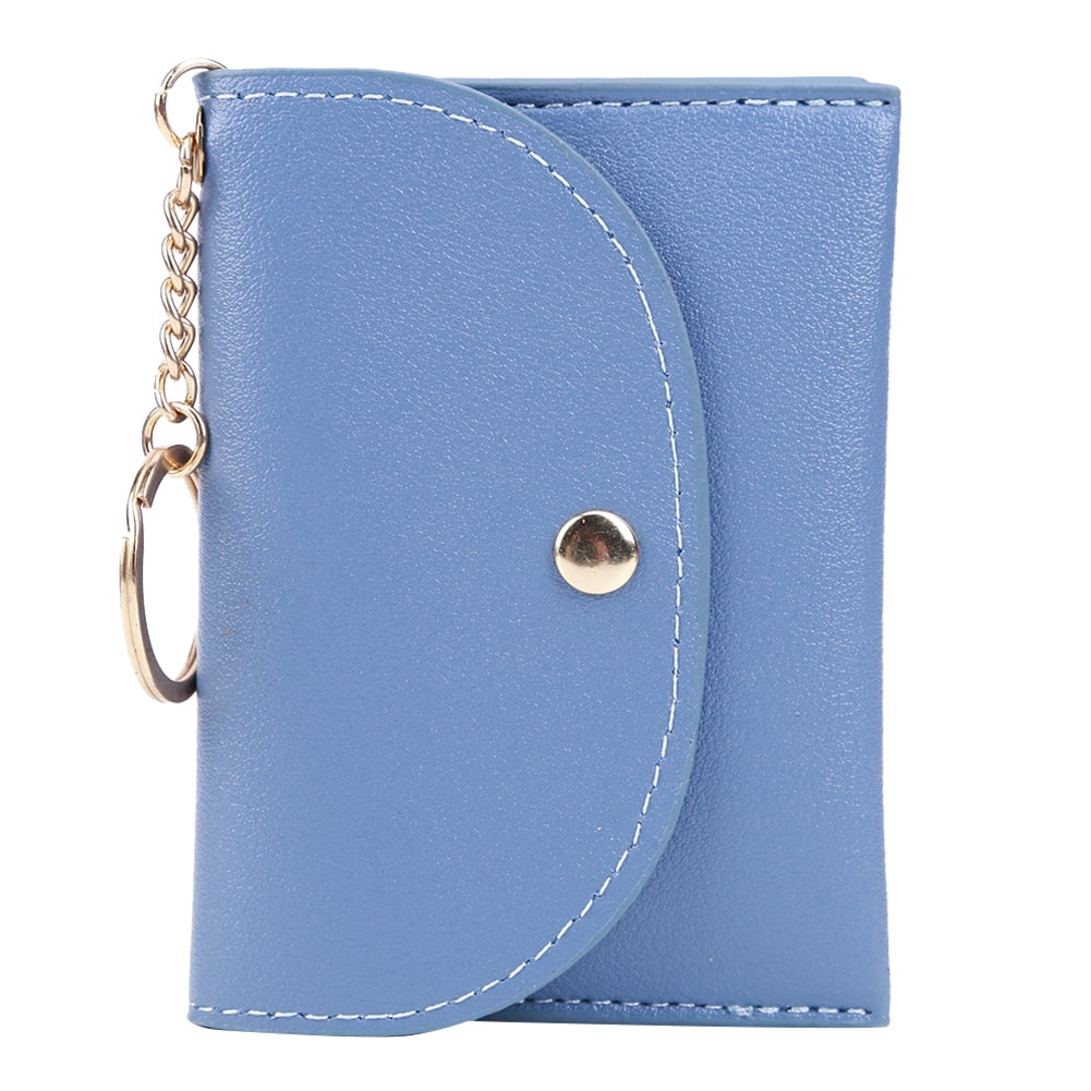 TBOLINE Women Wallets Multislots Keychain Card Holder Leather Coin