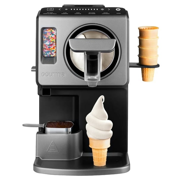 Gourmia 自動ソフトサーブアイスクリームメーカー 2L Gourmia 2 L (2.11 qt.) Automatic Soft Serve Ice Cream and Frozen