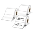 thumbnail image 1 of Etiquetas térmicas ORGBRO 40x30 mm, 690 unidades, 3 rollos, negro sobre blanco, 1 of 7