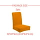 thumbnail image 4 of Matsuzay 2 piezas de fundas para sillas divididas de grano de maíz, funda protectora sólida resistente al desgaste, Protector exterior, elementos Decoración del hogar naranja Matsuzay HA012477-13, 4 of 6