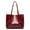 Red, variant on Jierger Simple Handbag Oil Wax Leather Large Capacity Shoulder Bag for Women Shoulder Purses and Handbags for Men Women Outdoor Travel Work