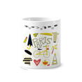 thumbnail image 1 of Estilo de vida marca hito en Paris Francia Taza de cepillo de dientes, 1 of 3