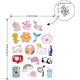 thumbnail image 4 of 100 pegatinas lindas, pegatinas kawaii para niños, niñas y adolescentes, pegatinas de vinilo impermeables para botellas de agua, portátiles, teléfonos, etc. Las pegatinas hacen que, 4 of 5