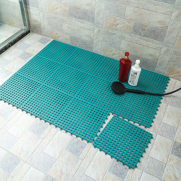 1pcs PVC Splicing bathroom non-slip mat Bath Mats bathroom mat Household  bath toilet kitchen splicing