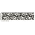 thumbnail image 2 of Ambesonne Lattice Fabric by the Yard Upholstery, Flower Petal Silhouettes, 5 Yards, Charcoal Grey and Ivory, 2 of 4