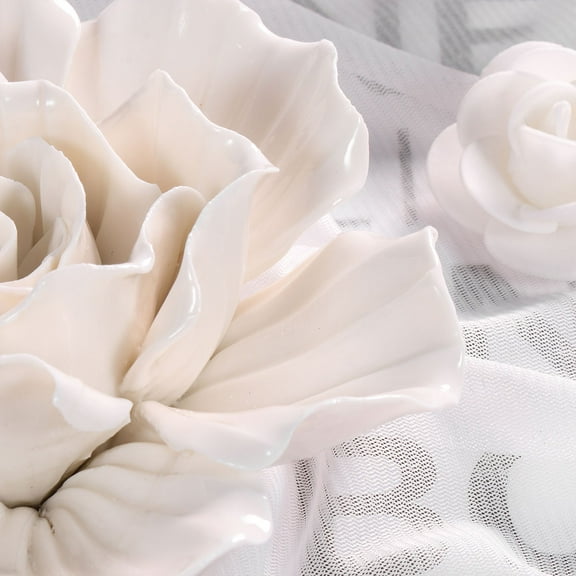 WHAMVOX  Three-dimensional Wall Decoration Living Room Art for Bedroom Home White