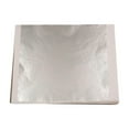 thumbnail image 3 of 100x hojas de papel de aluminio dorado de imitación, decoración, pintura, muebles, papel de aluminio para maquillaje, cesta de regalo Plata, 3 of 7