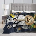 thumbnail image 4 of Anti-Pilling Flannel Bed Throw Blankets Halloween Ghost Pumpkin - Couch-Ultra-Soft Micro Fleece Sofa Bed Camping Travel Blanket for Adults 40"x30", 4 of 8