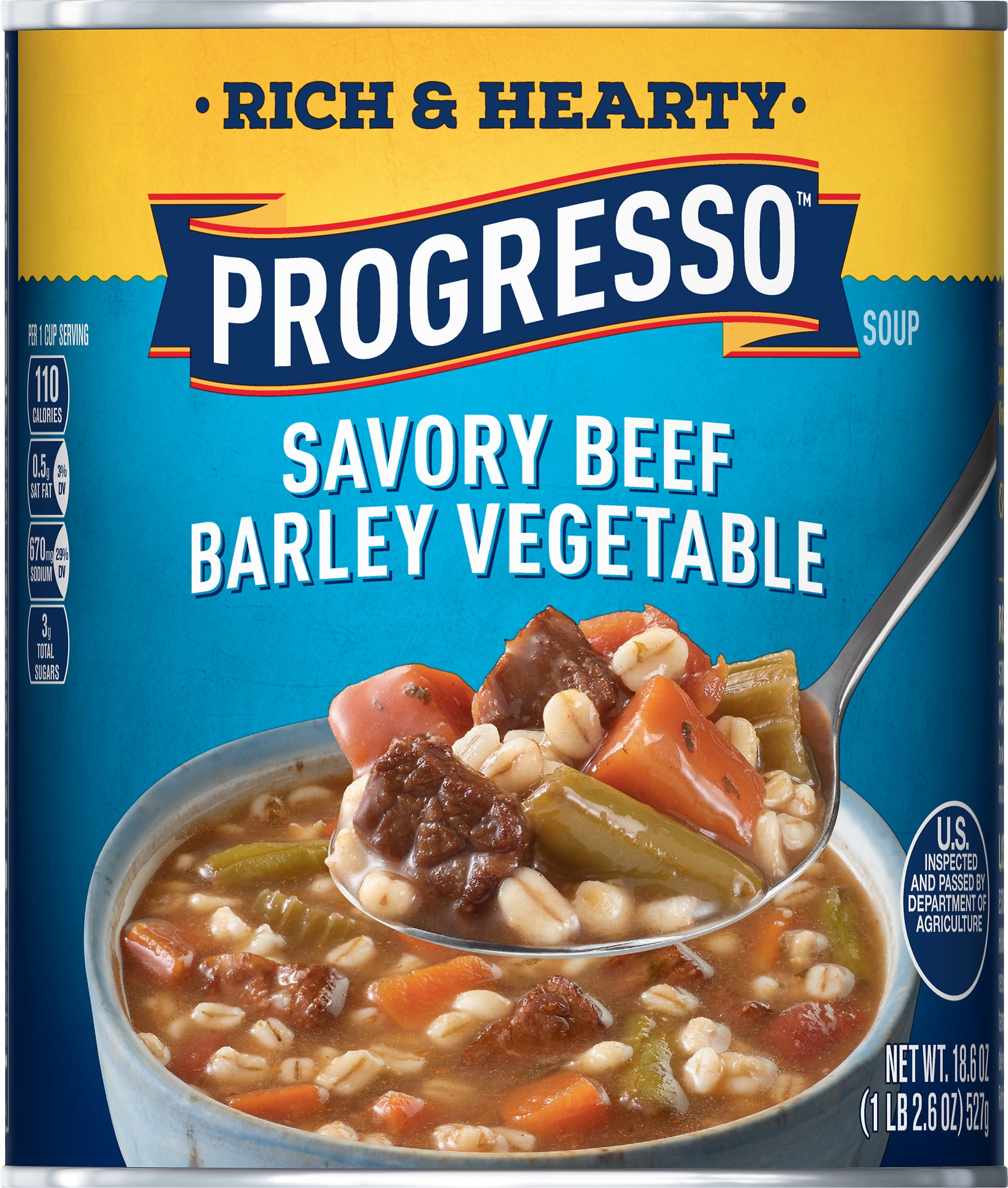 Progresso Rich & Hearty Beef Barley Vegetable Soup