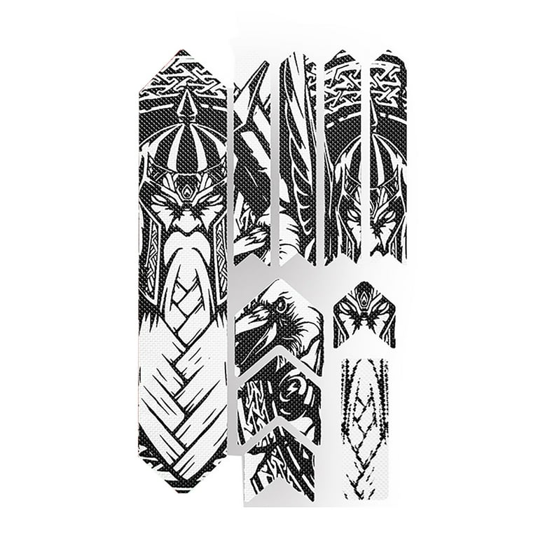 SPRING PARK 10Pcs Set Bike Frame Guard Protecter Scratch Resistant Sticker Decals High Impact PVC Material Bike Beauty Gorilla Stickers Decals Walmart