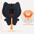 thumbnail image 4 of Unique Bargains 1pc Cartoon Cat Mechanism Wall Clock for Home 15" x 10" x 2.4" Orange, 4 of 5