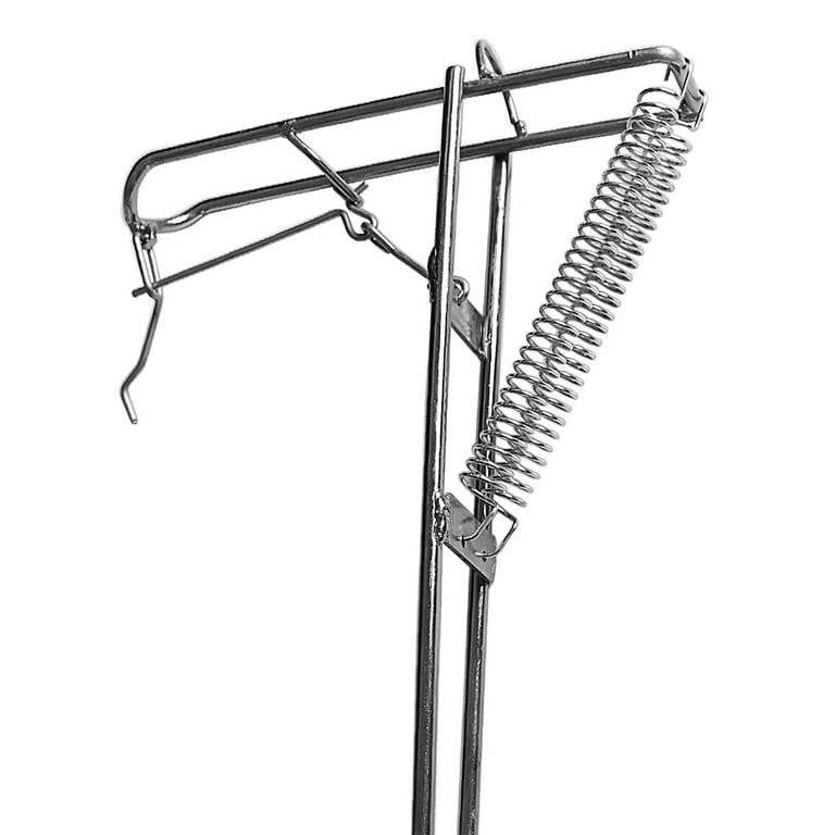 Carevas Foldable Automatic Fishing Rod Holder Stainless Steel Fishing Pole  Rack Ground Support Bracket 