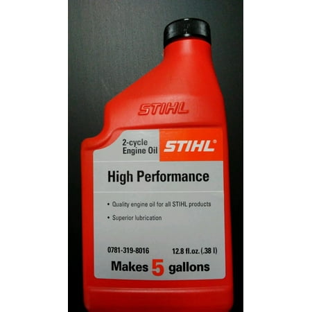 STIHL 0781 319 8016 12.8 Ounce High Performance 2 Cycle Engine Oil, 1