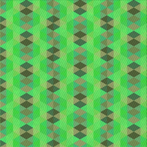 Ahgly Company Machine Washable Indoor Square Transitional Green Area Rugs, 5' Square