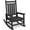 Black, variant on SEWALL HDPE Rocking Chair, Oversized Outdoor Rocking Chair for Adults, Patio Rocker for Porch, Crimson Red