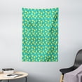 thumbnail image 1 of Fruit Tapestry, Lemon Pattern Freshness Lemonade Juicy Vitamin Healthy Branches Graphic, Wall Hanging for Bedroom Living Room Dorm Decor, 40W X 60L Inches, Turquoise Yellow Green, by Ambesonne, 1 of 2