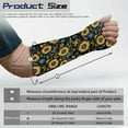 thumbnail image 6 of Jiueut Butterfly Sunflower Arm Cast Cover Arm Cast Covers for Shower Adult Size M Hand Cast Cover with A Thumb Hole Wrist Cast Cover for Shower Decorative Arm Cast Cover, 6 of 7