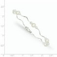 thumbnail image 3 of Primal Silver Sterling Silver Rhod-plated 3-6mm FWC Pearl Bracelet, 3 of 5