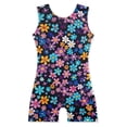 thumbnail image 5 of LRen Girls One Piece Swimsuit Tankini Set Cute Printed Girls Stretch Quick Dry Athletic Romper Jumpsuit Bathing Suit 3-12Y, 5 of 5