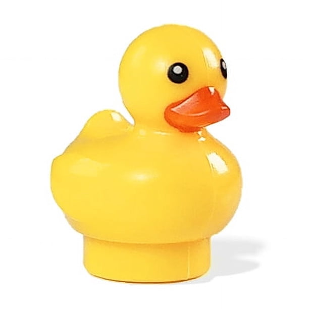 Accesorios de decoración de bloques de construcción de partículas pequeñas Casa de pato Nido de pato animal Cobertizo de pato Granja de patos amarillos Ensamblado Neutral