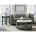 thumbnail image 2 of Pemberly Row Contemporary Coffee Table in Gray with White Natural Marble Top, 2 of 8