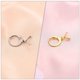 thumbnail image 4 of 40pcs Ganchos de arete de acero inoxidable Broches de colgante Buckles Accessy Joyas Making Supply, 4 of 4