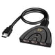thumbnail image 1 of 3 puertos Splitter HW-4K301X en 1 Out Mini 4K Cable cubo para HDTV, 1 of 9