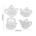 thumbnail image 4 of Cutting Dies Teapot Pattern Embossing Dies Stamps for Card Making Decor Craft, 4 of 10