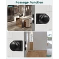 thumbnail image 4 of Round Passage Door Knobs Interior Matte Door Knobs Indoor Keyless Non-Locking Handle Set for Hallway or Closet Doors Reversible for Right/Left Handed Door, 4 of 5