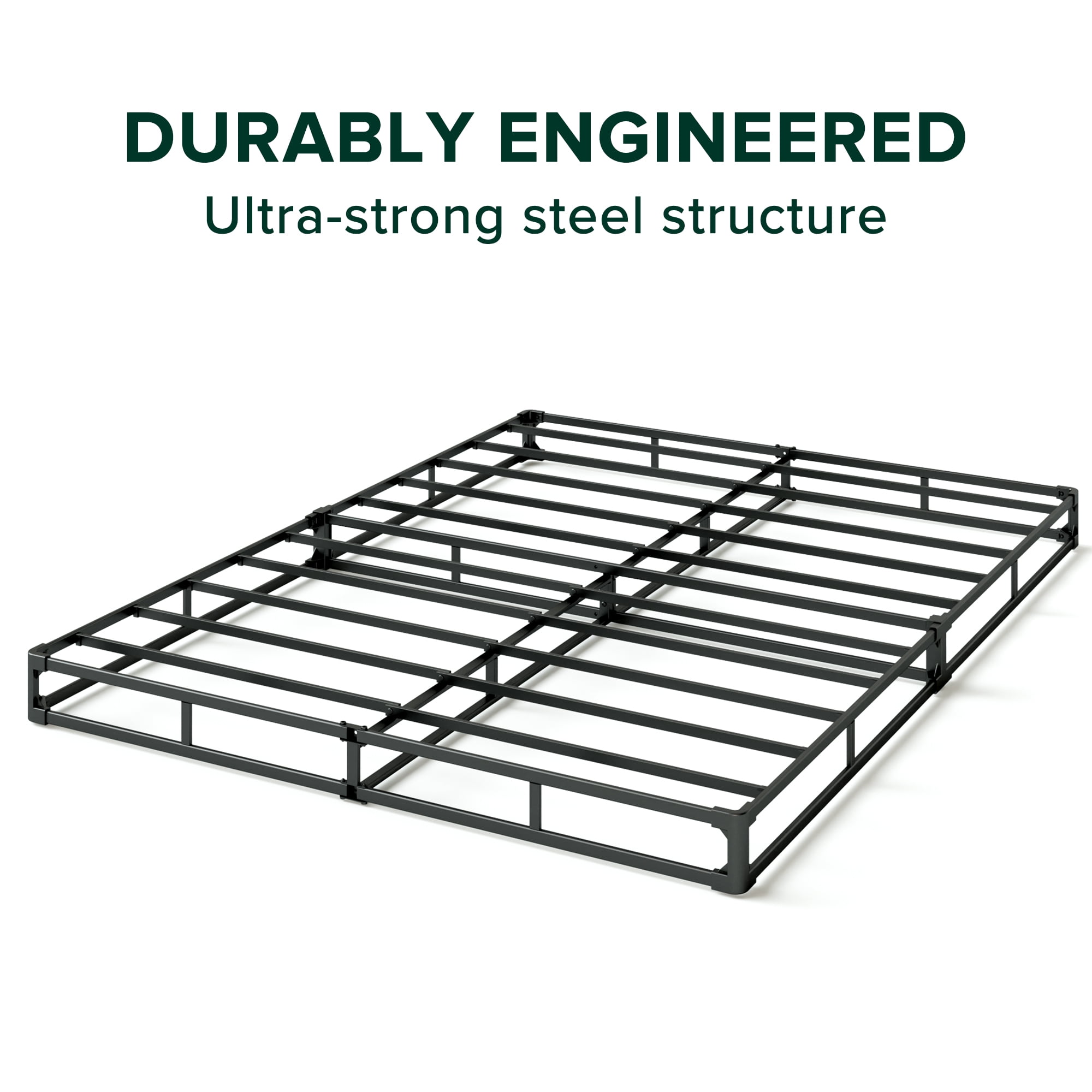 Zinus 5" WonderBox Smart Box Spring Quick Assembly Mattress Foundation, Queen