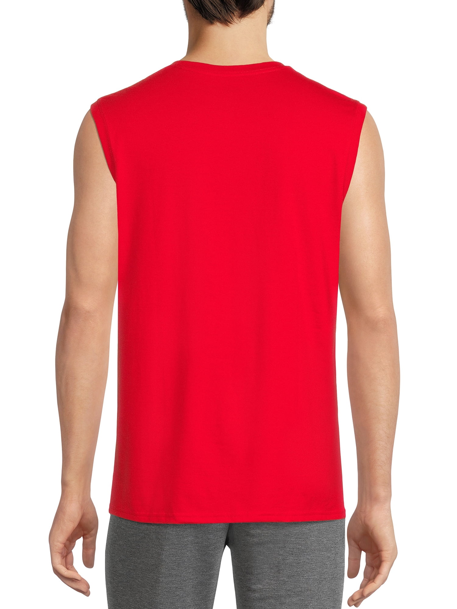 Athletic Works Men's and Big Men's Sleeveless Muscle T-Shirt