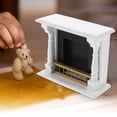 thumbnail image 2 of Foyer de Maison de Poupée Foyer Miniature Modèle Mini Maison Foyer Mobilier en Bois, 2 of 6