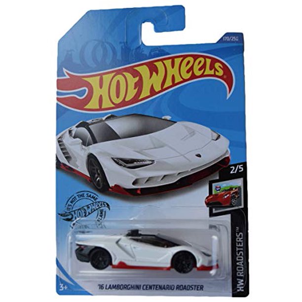 Hot Wheels 16 Lamborghini Centenario Roadster White Hw Roadsters 2 5 Walmart Com Walmart Com