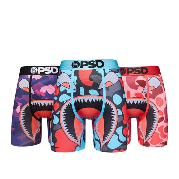 PSD Camo Warfaces 3-Pack Boxer Briefs Men's Underwear Medium