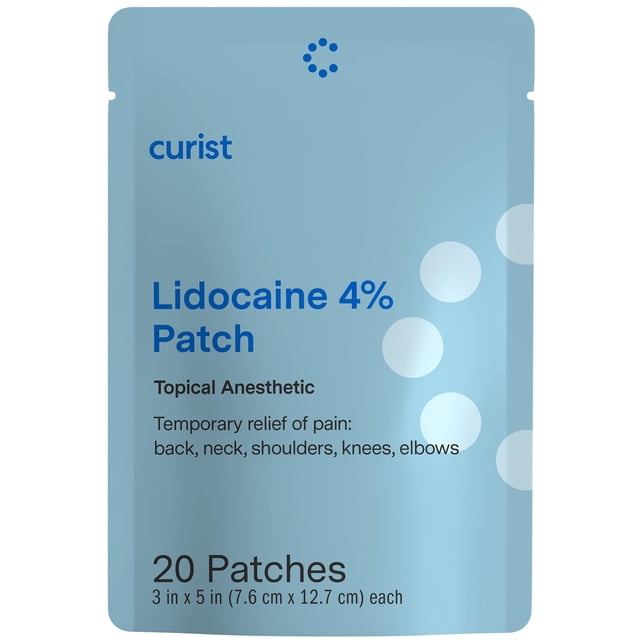Parches para aliviar el dolor Curist Super Stick Lidocaine 4% (20)