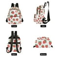 thumbnail image 4 of FORMRS Mini Backpack Purse for Women Travel Daypack Casual Shoulder Bag, Strawberry, 4 of 7