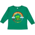 thumbnail image 3 of Inktastic Happy St. Patrick's Day Rainbow and Hat Boys or Girls Long Sleeve Toddler T-Shirt, 3 of 5