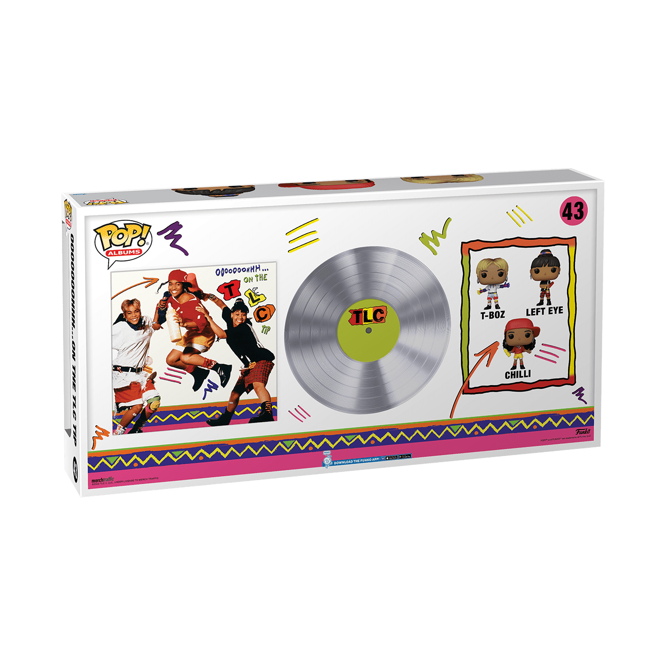 Funko Pop! Albums Deluxe TLC Oooh on the TLC Tip Vinyl Figures